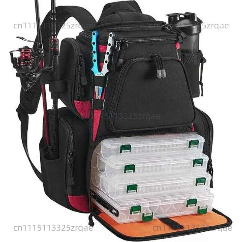 Fishing Gear Backpack with Lar - Fishing Equipment Bag 评论和价格