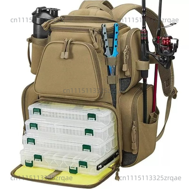 Fishing Gear Backpack with Lar - Fishing Equipment Bag 评论和价格