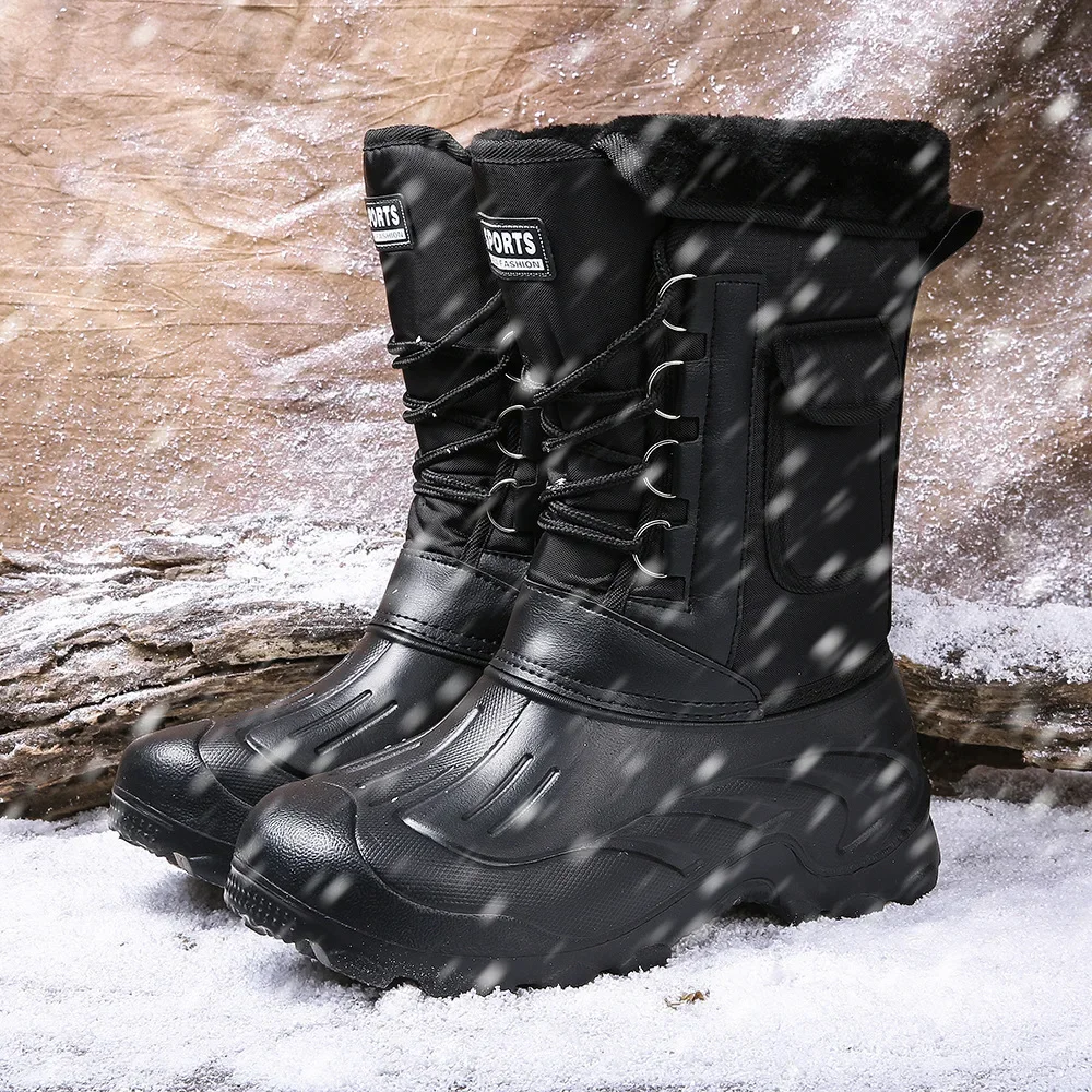 Men Winter Snow Boots Outdoor  - Fishing Equipment Carp 评论和价格