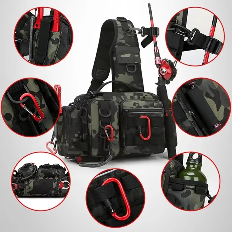 Outdoor Tactical Camping Climb - Fishing Equipment Bag 评论和价格